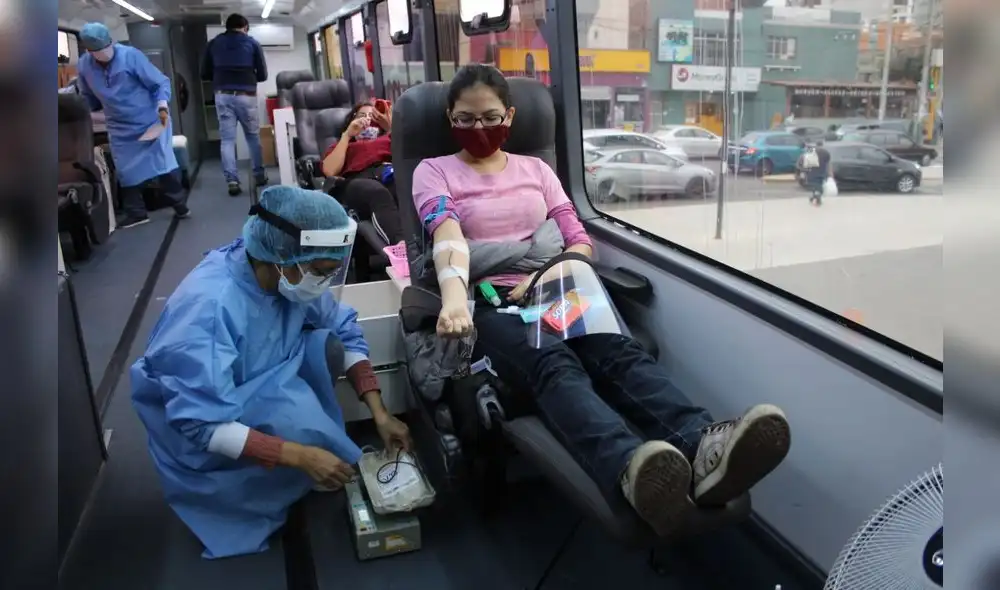 Hemobus cumplirá con todas las condiciones de bioseguridad para evitar contagios de COVID-19. Foto: difusión