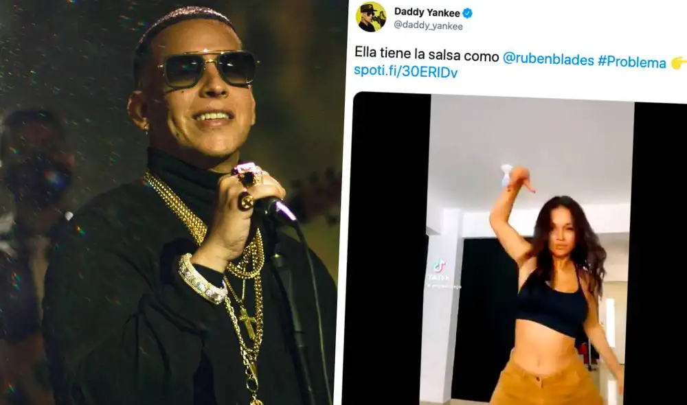 “Ella tiene la salsa como Rubén Blades”, escribió el intérprete en redes. Foto: composición Instagram - captura Twitter “Ella tiene la salsa como Rubén Blades”, escribió el intérprete en redes. Foto: composición Instagram - captura Twitter