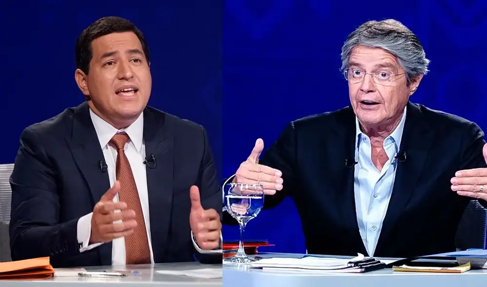 Andrés Arauz y Guillermo Lasso estarán en la segunda vuelta del 11 de abril en Ecuador. Foto: EFE/CNE Andrés Arauz y Guillermo Lasso estarán en la segunda vuelta del 11 de abril en Ecuador. Foto: EFE/CNE