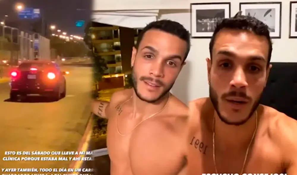 El modelo recordó que vivió un terrible momento hace varios años. Foto: capturas Instagram / Mario Irivarren