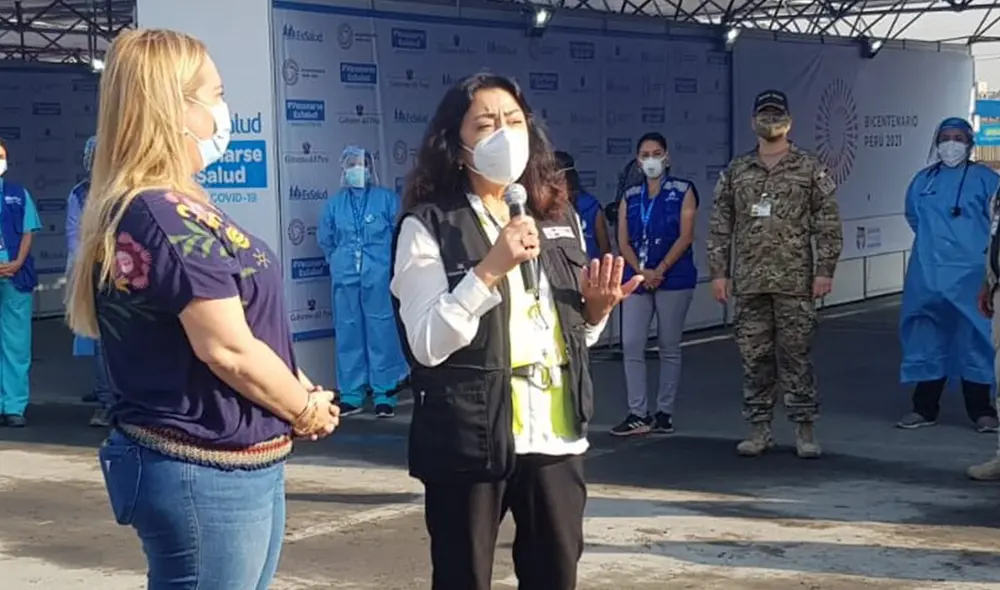 La presidenta de la PCM, Violeta Bermúdez, contradijo a la exministra Elizabeth Astete, investigada por el caso Vacunagate. Foto: María Pía Ponce/ URPI-GLR La presidenta de la PCM, Violeta Bermúdez, contradijo a la exministra Elizabeth Astete, investigada por el caso Vacunagate. Foto: María Pía Ponce/ URPI-GLR