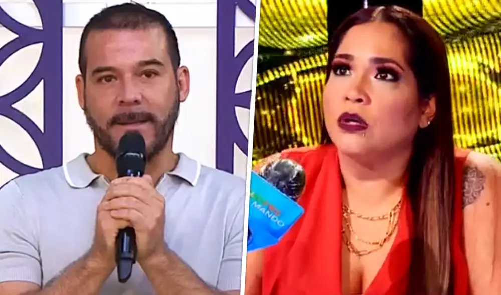 Adolfo Aguilar habla sobre su amistad con Katia Palma tras tensa discusión en Yo soy, grandes famosos. Foto: captura de Latina