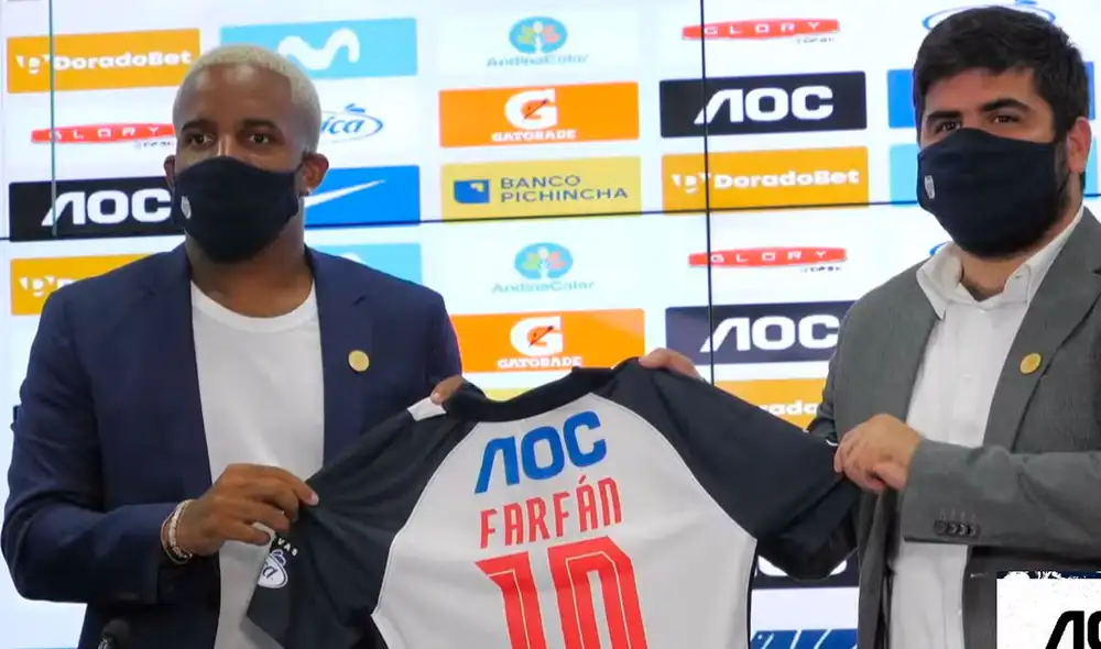 'Jeffry fue presentado oficialmente en las instalaciones de 'Matute'. Foto: captura de Alianza Lima TV/YouTube