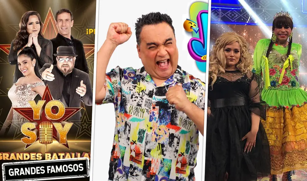 Programas de entretenimiento de Latina, América TV y ATV compitieron por la preferencia del público. Foto: Yo soy/ Instagram/ Jorge Benavides/ Instagram/ Ernesto Pimentel/ Instagram