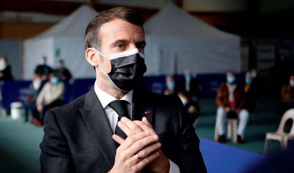 “No hay fines de semana ni días festivos para la vacunación”, manifestó el mandatario francés. Foto: AFP