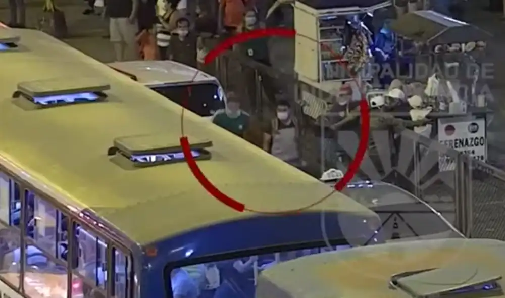 Los movimientos del malhechor eran monitoreados por las cámaras de videovigilancia de la Central de Operaciones del distrito. Foto: América Noticias