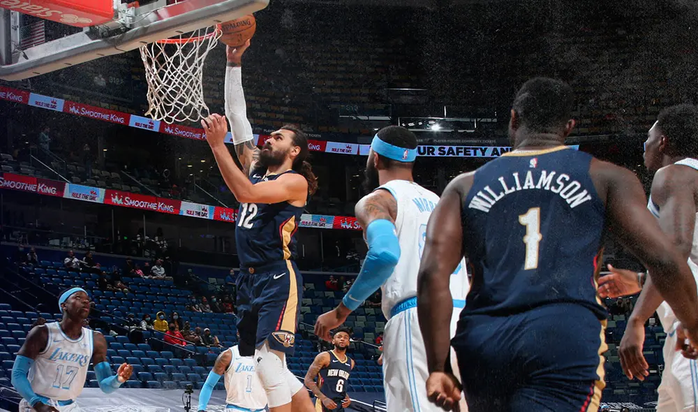 New Orleans Pelicans venció a Los Angeles Lakers por la temporada regular de la NBA. Foto: Twitter / @PelicansNBA New Orleans Pelicans venció a Los Angeles Lakers por la temporada regular de la NBA. Foto: Twitter / @PelicansNBA
