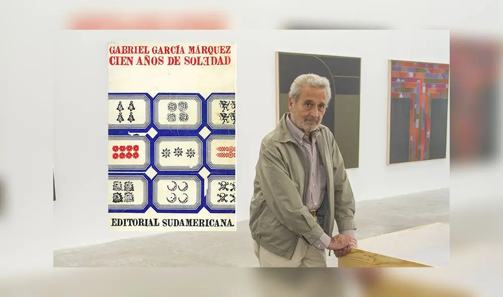 Recordado Vicente Rojo con la famosa portada de la novela de Gabriel García Márquez. (Fotografía editada de El País). Recordado Vicente Rojo con la famosa portada de la novela de Gabriel García Márquez. (Fotografía editada de El País).