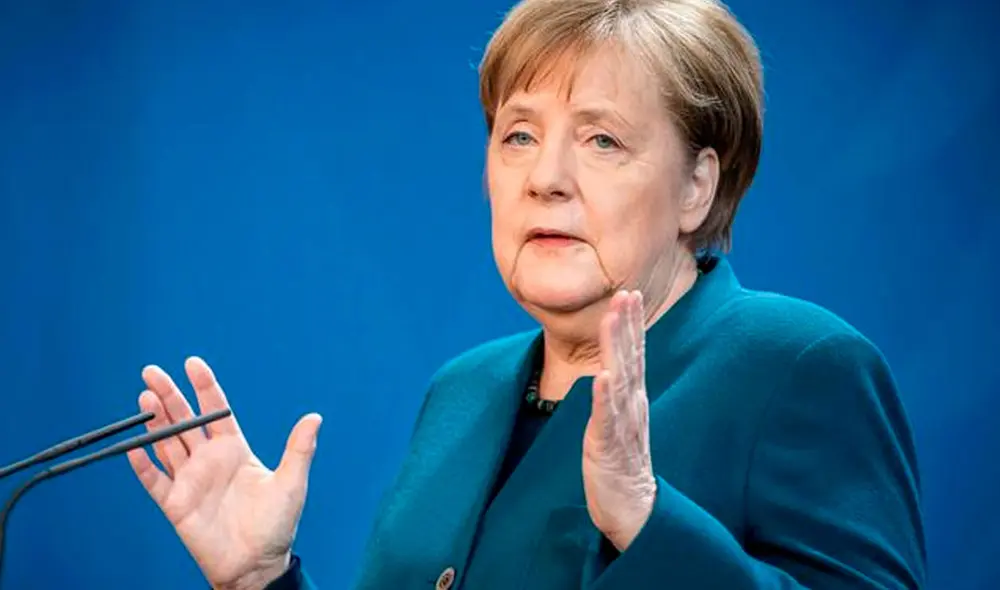 La canciller se mostró no obstante convencida de que el país derrotará al virus. Foto: AFP