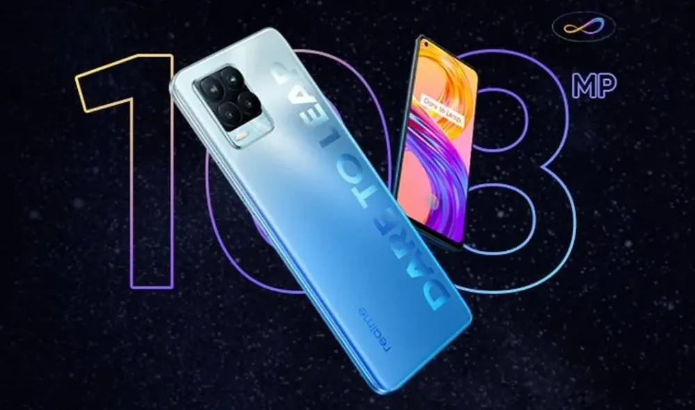La batería del Realme 8 Pro es de 4500 mAh con carga rápida de 50W. Foto: Realme