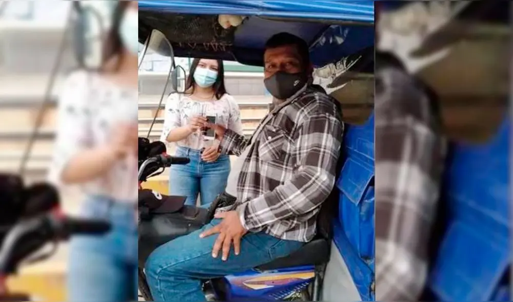 Joven olvidó equipo cuando se trasladaba a su centro de trabajo. Foto: Cortesía Perú Noticias - Cajamarca