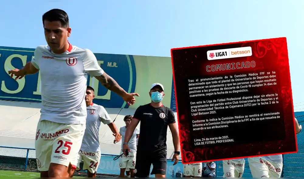 El partido entre cremas y gavilanes por la tercera jornada quedó suspendido. Foto: Prensa Universitario