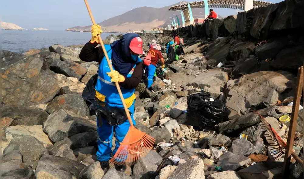 Residuos sólidos fueron llevados a las celdas transitorias de Pampa La Carbonera. Foto: MPS