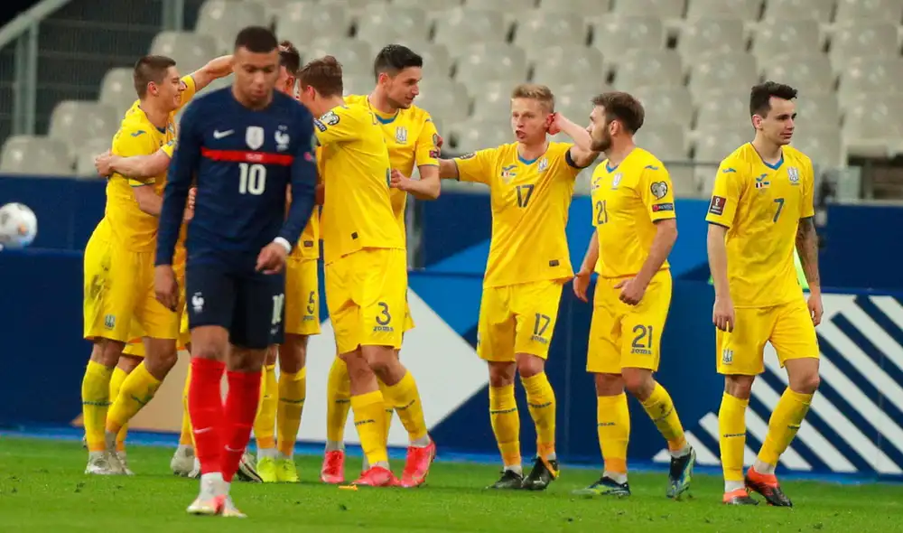 Francia y Ucrania empataron en el debut de las eliminatorias europeas para el Mundial Qatar 2022. Foto: EFE Francia y Ucrania empataron en el debut de las eliminatorias europeas para el Mundial Qatar 2022. Foto: EFE