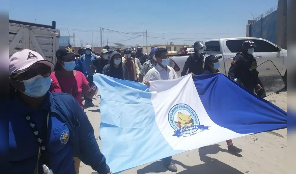Manifestantes continuarán con su medida de lucha el próximo mes. Foto: difusión