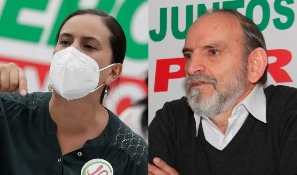 Simon anunció que el partido Humanista, que forma parte de la coalición Juntos por el Perú, no votará por Mendoza. Foto: composición de La República/difusión Simon anunció que el partido Humanista, que forma parte de la coalición Juntos por el Perú, no votará por Mendoza. Foto: composición de La República/difusión