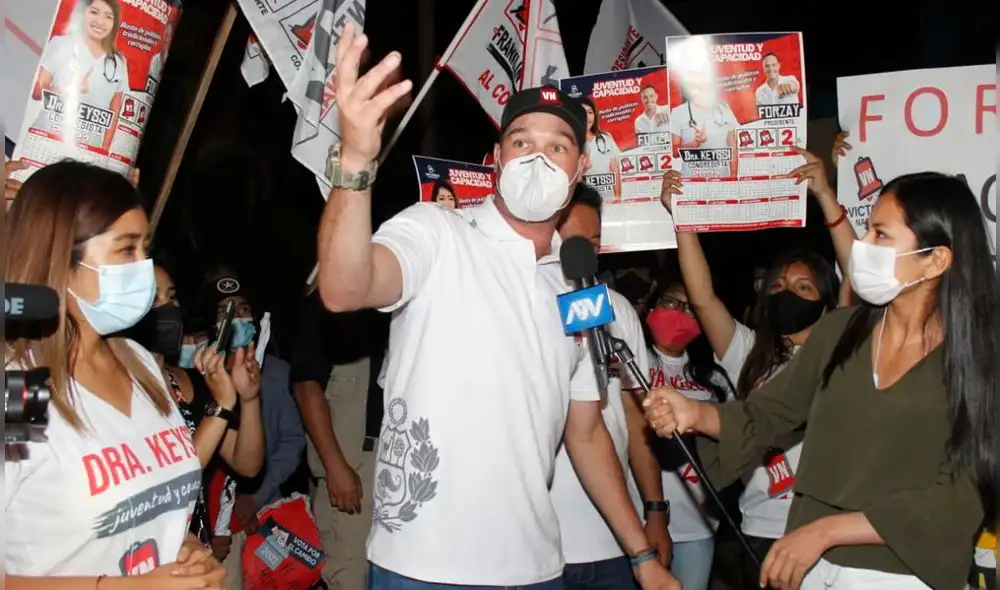 Forsyth llegó a Lambayeque el miércoles 24 para realizar una caravana y el jueves 25 una conferencia de prensa. Foto: George Forsyth/Facebook.