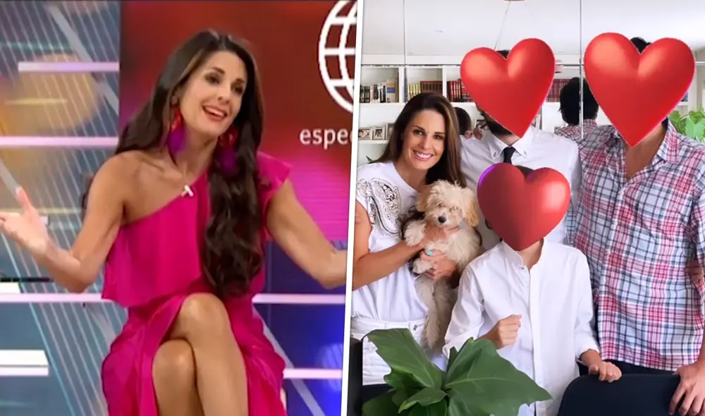 Rebeca Escribens orgullosa de su hijo, quien recibió su título como arquitecto. Foto: captura de América TV/ Rebeca Escribens/ Instagram