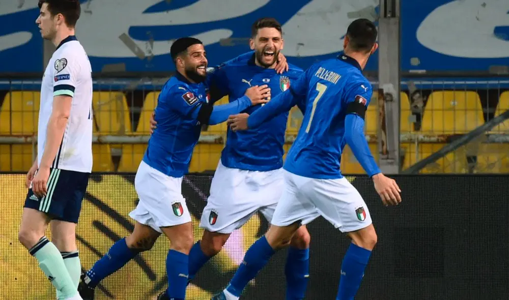 Italia e Irlanda del Norte volvieron a enfrentarse tras más de 9 años. Foto: @Azurri/Twitter