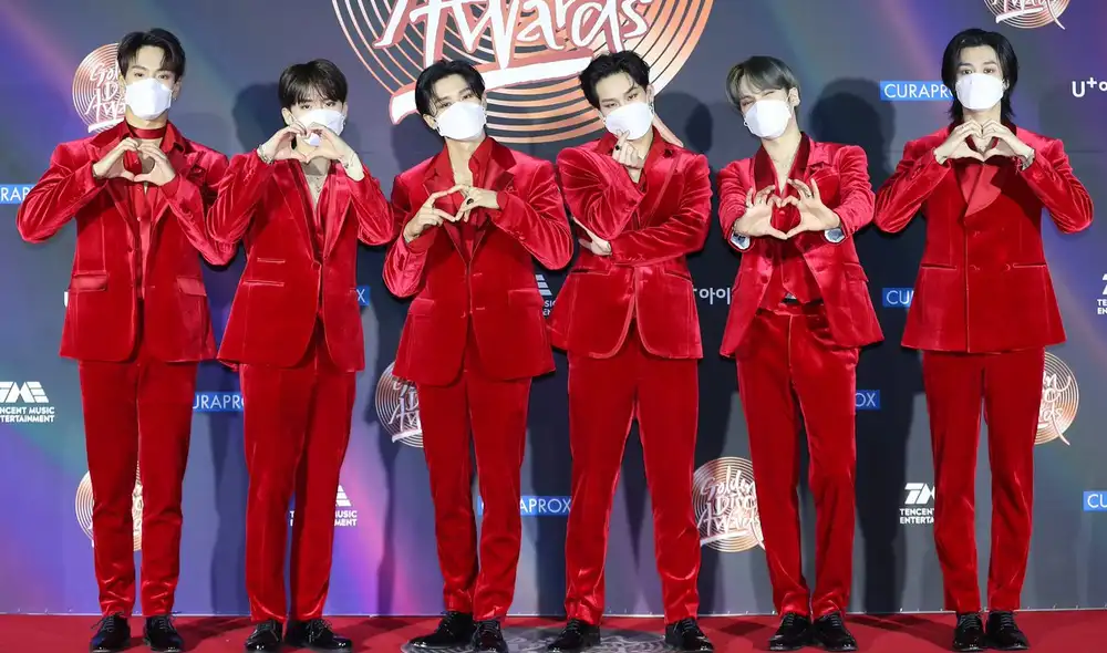 MONSTA X en los 35th Golden Disc Awards. Foto: Twitter / @GoldenDisc_en MONSTA X en los 35th Golden Disc Awards. Foto: Twitter / @GoldenDisc_en