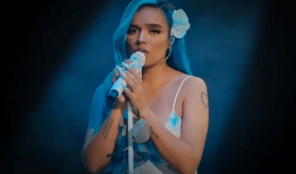 La colombiana cantó "El barco" en el icónico escenario estadounidense. Foto: captura/The tonight show de Jimmy Fallon La colombiana cantó "El barco" en el icónico escenario estadounidense. Foto: captura/The tonight show de Jimmy Fallon