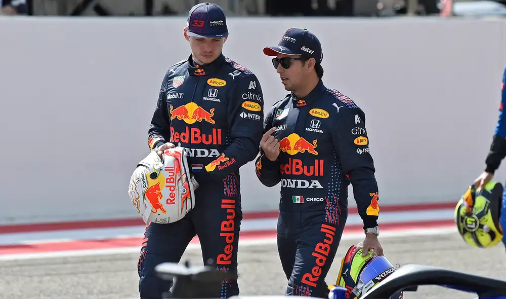 Max Verstappen y Sergio Pérez serán compañeros esta temporada 2021 Max Verstappen y Sergio Pérez serán compañeros esta temporada 2021