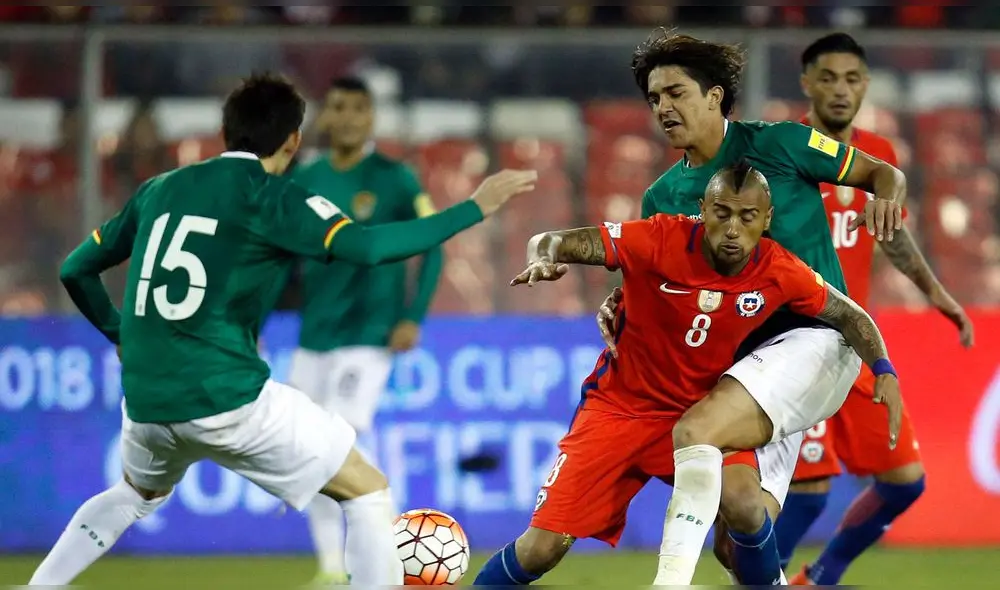 Chile y Bolivia protagonizaran un amistoso tras la suspensión de las Eliminatorias. Foto: EFE Chile y Bolivia protagonizaran un amistoso tras la suspensión de las Eliminatorias. Foto: EFE