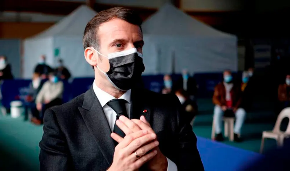 “No hay fines de semana ni días festivos para la vacunación”, manifestó el mandatario francés. Foto: AFP