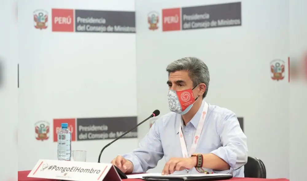 Ministro Neyra indicó que, apenas se disponga de más dosis, la vacunación será por distritos. Foto: PCM Ministro Neyra indicó que, apenas se disponga de más dosis, la vacunación será por distritos. Foto: PCM
