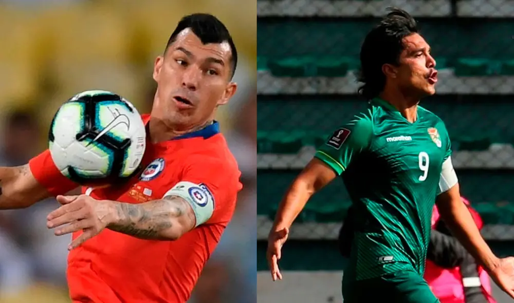 Chile vs. Bolivia empieza a las 10.00 p. m. (hora chilena) y 9.00 p. m. (hora boliviana). Foto: composición / AFP / EFE Chile vs. Bolivia empieza a las 10.00 p. m. (hora chilena) y 9.00 p. m. (hora boliviana). Foto: composición / AFP / EFE