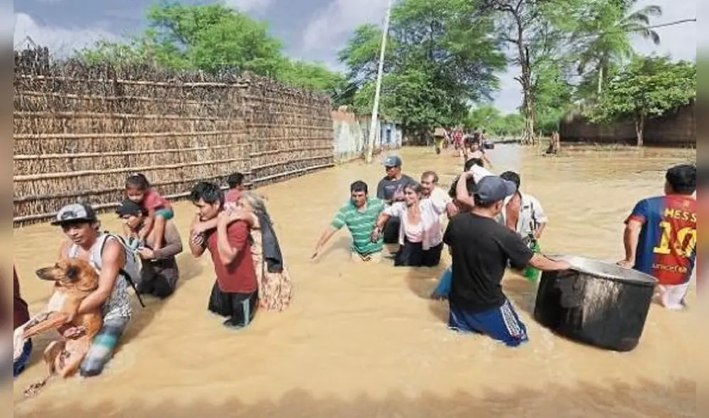 Piuranos recuerdan cuatro años de inundación. Foto: Facebook Piuranos recuerdan cuatro años de inundación. Foto: Facebook