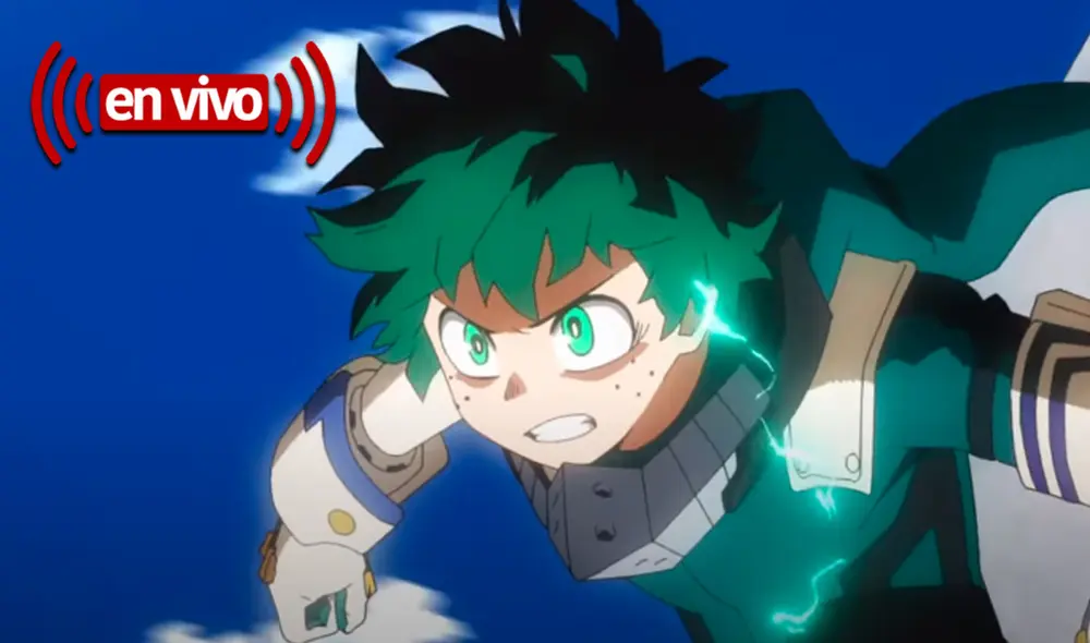 No te pierdas el estreno de la quinta temporada de My hero academia. Foto: Weekly Shonen Jump