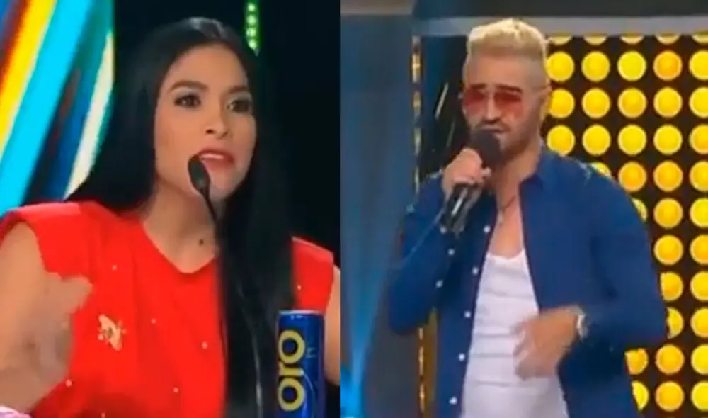 El imitador de Maluma recibió el apoyo de Maricarmen Marín durante su presentación en el casting de Yo soy. Foto: captura Latina