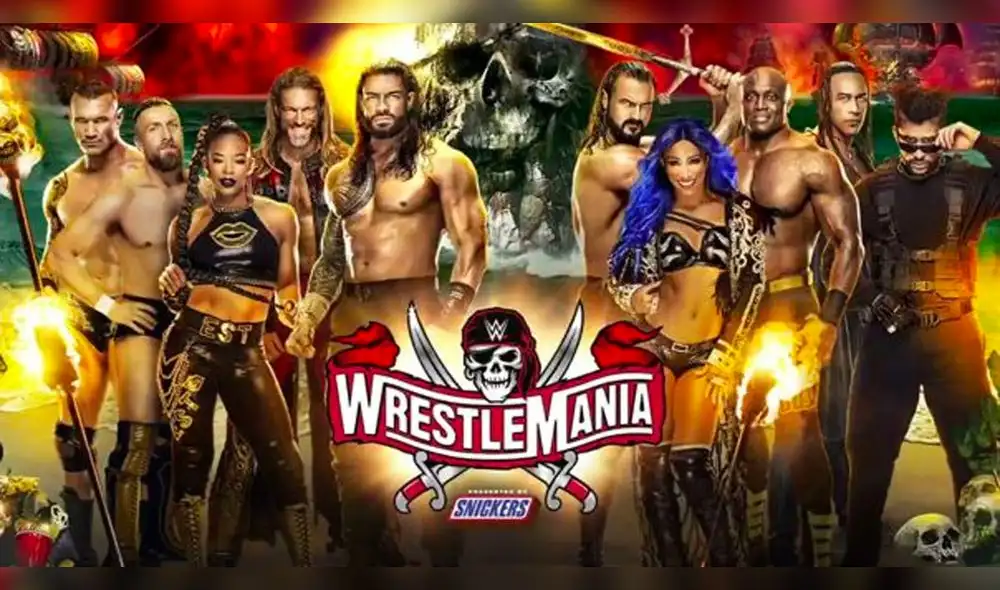 Las fechas de Wrestlemania 37 son 10 y 11 de abril. Foto: WWE