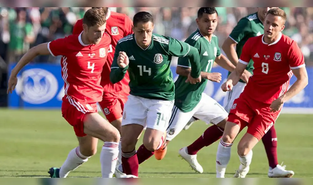 El amistoso de México vs. Gales se podrá ver a partir de las 3.00 p. m. (hora peruana). Foto: AFP El amistoso de México vs. Gales se podrá ver a partir de las 3.00 p. m. (hora peruana). Foto: AFP