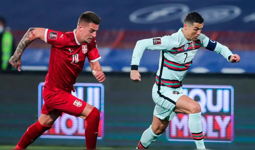 Diogo Jota anotó los tantos de Portugal. Foto: EFE Diogo Jota anotó los tantos de Portugal. Foto: EFE