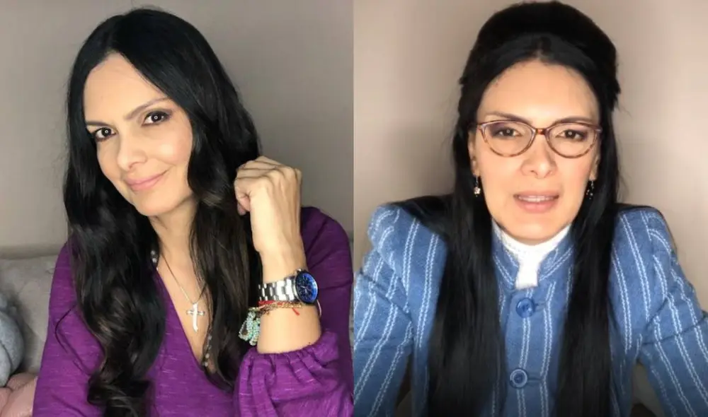 La recordada  ‘Sandra Patiño’ conversó en un directo con sus fans. Foto: Marcela Posada/Instagram