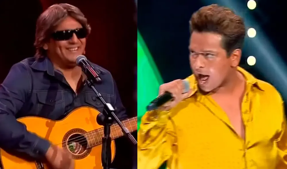 Los imitadores de Luis Miguel y José Feliciano pusieron en aprietos al jurado de Yo soy Chile, tras enfrentarse en un reñido duelo. Foto: captura Chilevisión