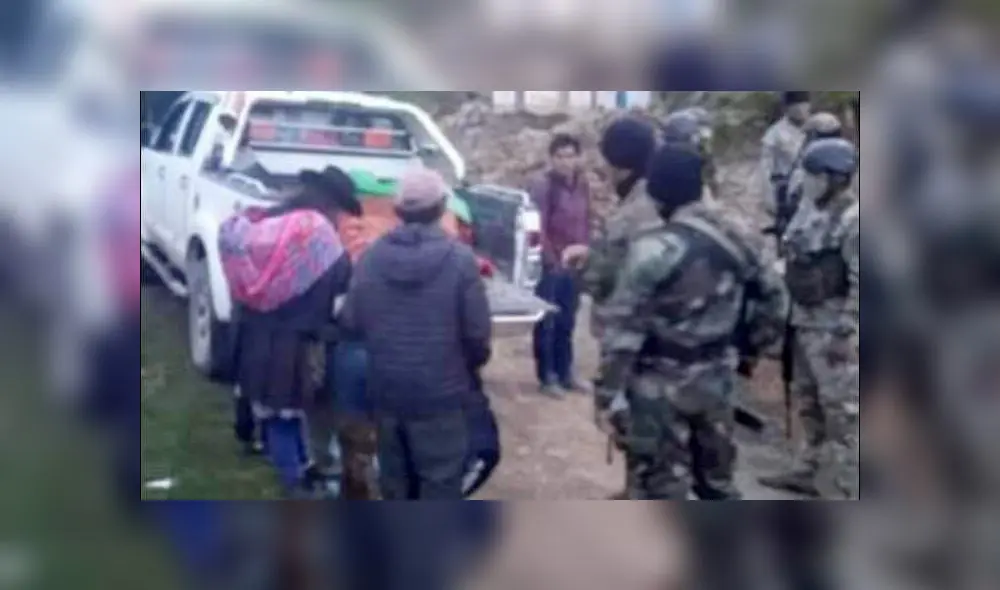Policías y militares llegaron a la zona para iniciar las investigaciones y vigilancia. Foto: Chachapoyas noticias Policías y militares llegaron a la zona para iniciar las investigaciones y vigilancia. Foto: Chachapoyas noticias