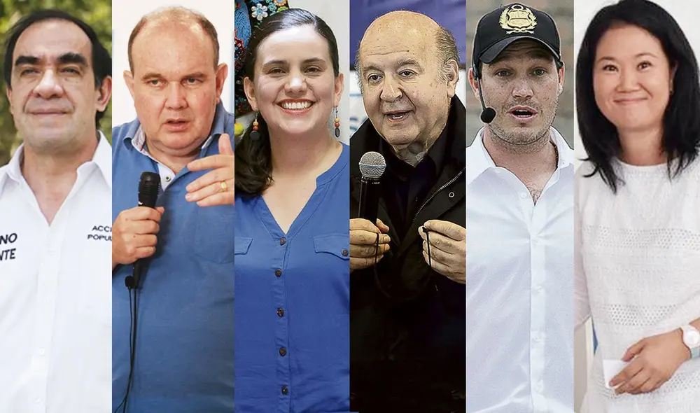 Los candidatos tienen hasta el jueves 8 de abril para promover sus candidaturas a la presidencia. Foto: composición/La República