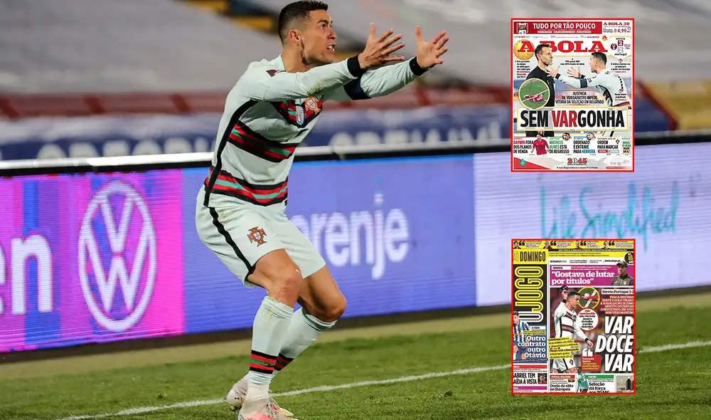 El gol de Ronaldo pudo haberle dado el triunfo a Portugal. Foto: composición EFE/GLR