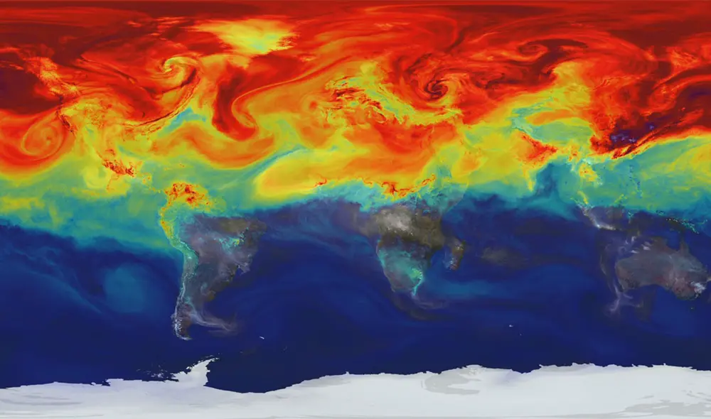 Observaciones directas confirman que la actividad humana altera el equilibrio térmico de la Tierra. Foto: NASA Observaciones directas confirman que la actividad humana altera el equilibrio térmico de la Tierra. Foto: NASA