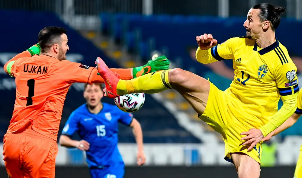 Zlatan Ibrahimovic lleva dos asistencias desde que volvió a la selección de Suecia. Foto: EFE