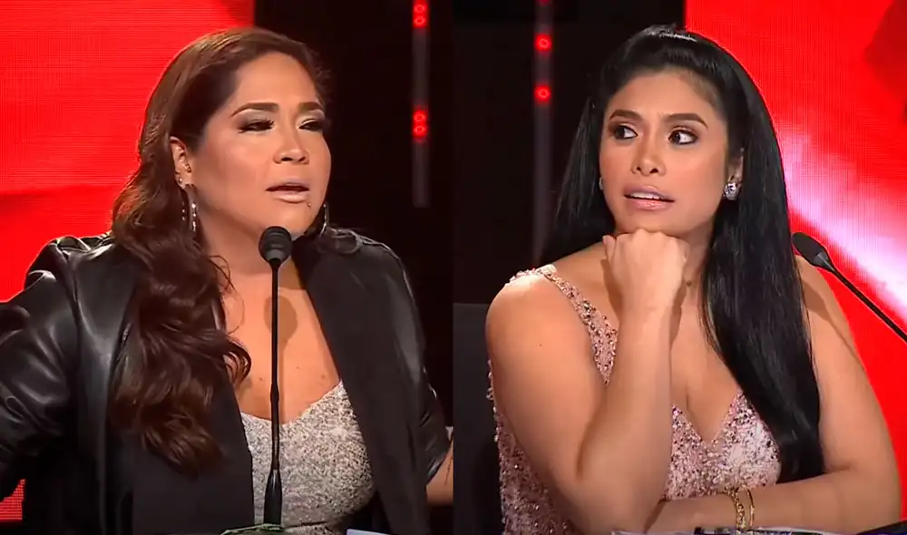 Las integrantes del jurado protagonizaron una tensa discusión al inicio del programa. Foto: captura/Latina