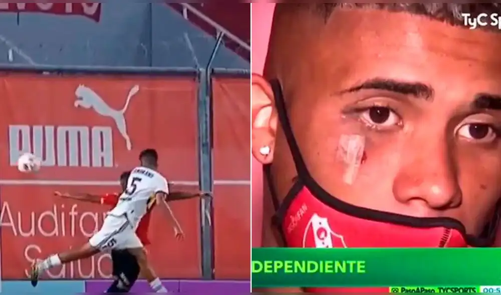 Carlos Zambrano provocó un penal para Boca Juniors en los minutos finales. Foto: captura/TyC Sports Carlos Zambrano provocó un penal para Boca Juniors en los minutos finales. Foto: captura/TyC Sports