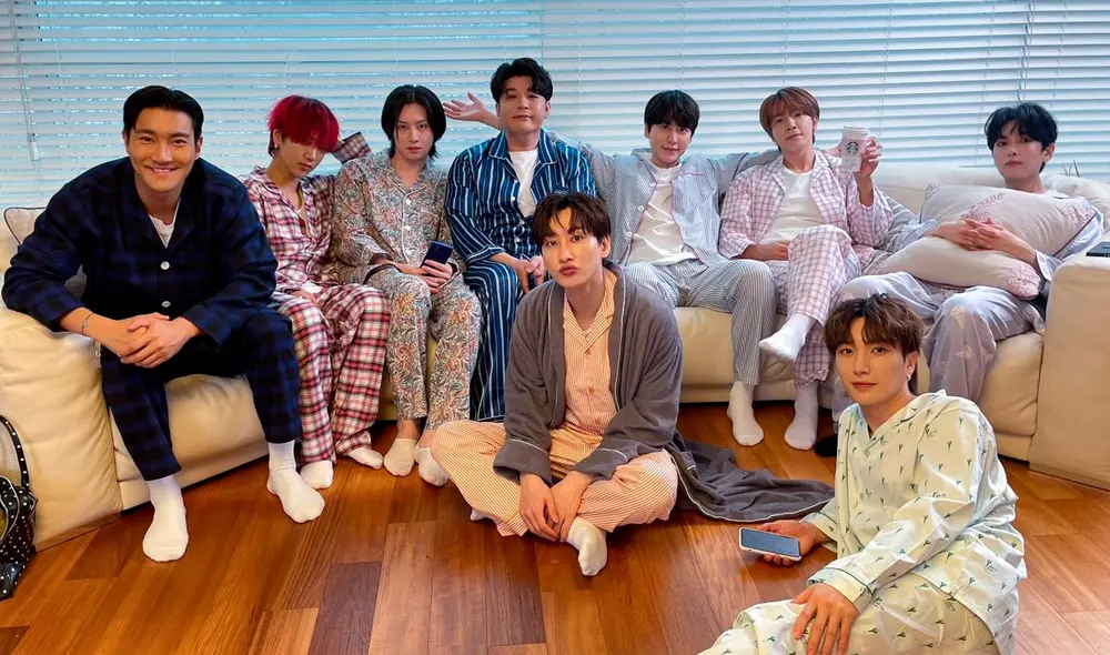 Siwon, Yesung, Heechul, Shindong, Eunhyuk, Kyuhyun, Donghae, Leeteuk y Ryeowook de SUPER JUNIOR. Foto: Label SJ