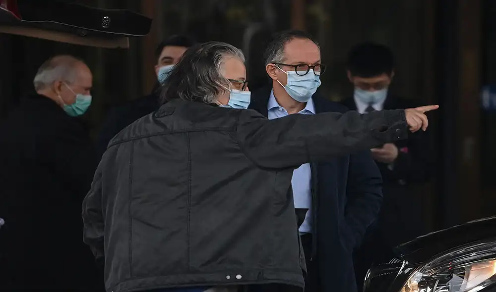 El equipo de especialistas de la OMS estuvo en Wuhan, China, el mes pasado para investigar los orígenes del coronavirus. Foto: AFP El equipo de especialistas de la OMS estuvo en Wuhan, China, el mes pasado para investigar los orígenes del coronavirus. Foto: AFP