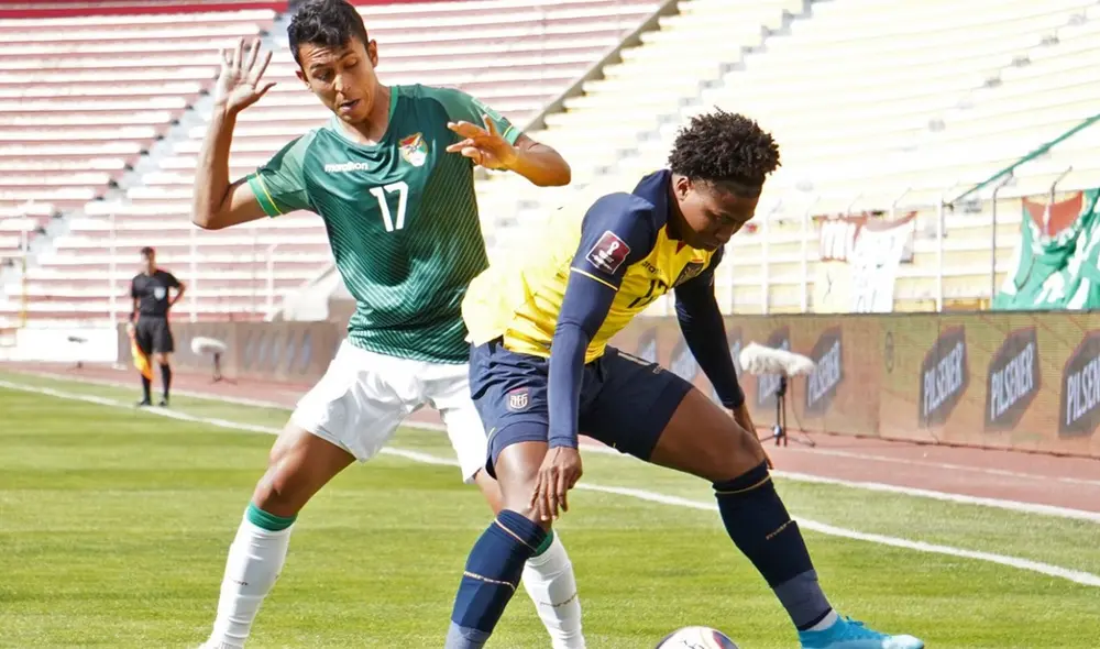 Ecuador y Bolivia juegan en Quito en partido amistoso de fecha FIFA. Foto: AFP