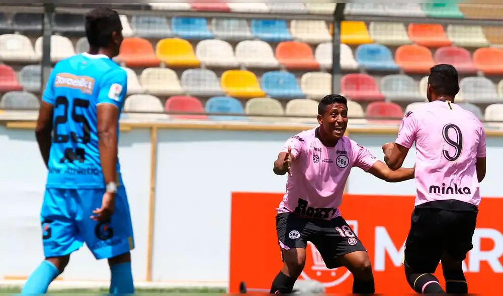 Jorman Aguilar abrió el marcador a los cinco minutos en el Monumental. Foto: Liga de Fútbol Profesional Jorman Aguilar abrió el marcador a los cinco minutos en el Monumental. Foto: Liga de Fútbol Profesional