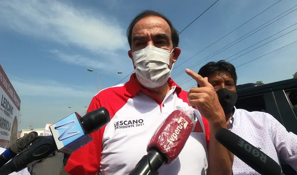 Yonhy Lescano aseguró que querellará a López Aliaga por difamación tras no rectificar sus declaraciones acerca de que él tenía vínculos con Odebrecht. Foto: Karla Cruz/URPI-GLR Yonhy Lescano aseguró que querellará a López Aliaga por difamación tras no rectificar sus declaraciones acerca de que él tenía vínculos con Odebrecht. Foto: Karla Cruz/URPI-GLR